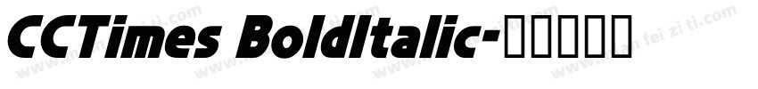 CCTimes BoldItalic字体转换